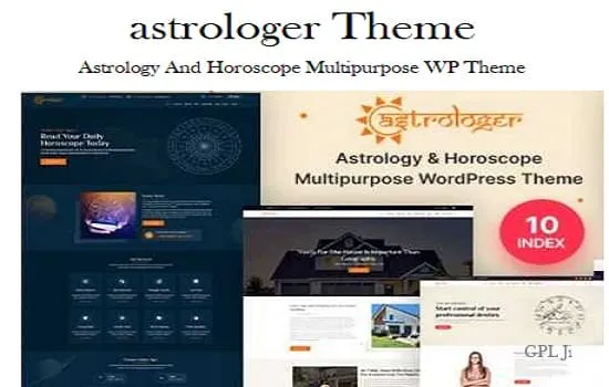 Astrologer Theme GPL – Horoscope and Astrology WordPress Theme