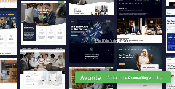 Avante Theme GPL – Business Consulting WordPress Theme