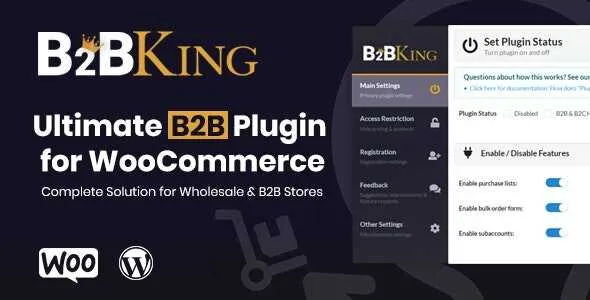 B2BKing GPL – The Ultimate WooCommerce B2B & Wholesale Plugin