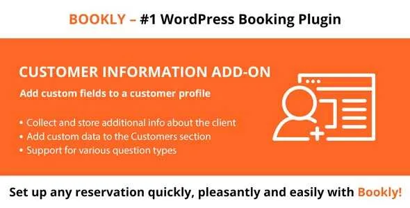 Bookly Customer Information Add-on