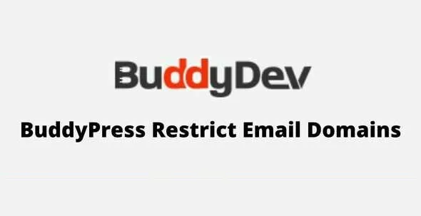 BuddyPress Restrict Email Domains GPL