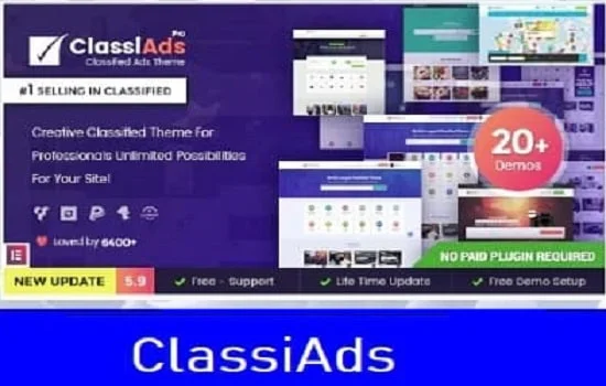 Classiads WordPress Theme GPL – Classified Ads Theme