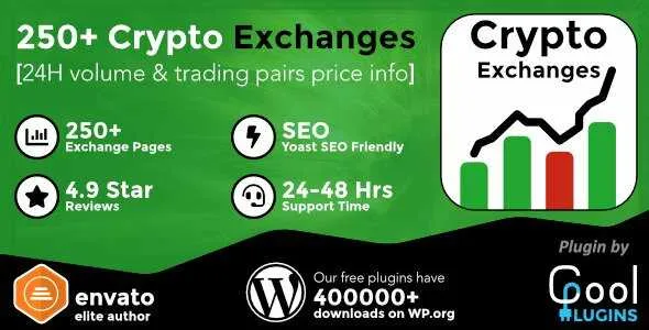 Cryptocurrency Exchanges List Pro GPL – WordPress Plugin