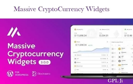 Massive Cryptocurrency Widgets