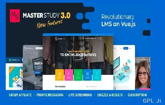 Masterstudy Theme GPL – LMS WP Theme for Education, eLearning & Online Courses