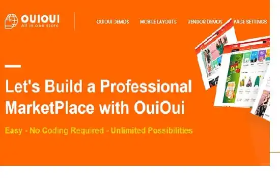 OuiOui Theme GPL – Multi-Vendor MarketPlace Elementor WooCommerce WP Websites