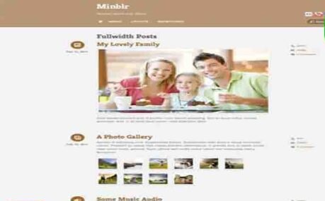 Themify Minblr WordPress GPL Theme