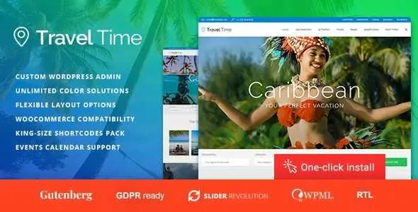 Travel Time Theme GPL