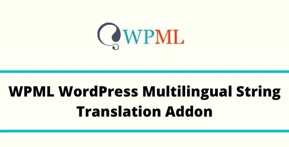 WPML String Translation Addon GPL