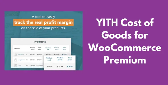 YITH Cost of Goods for WooCommerce Premium