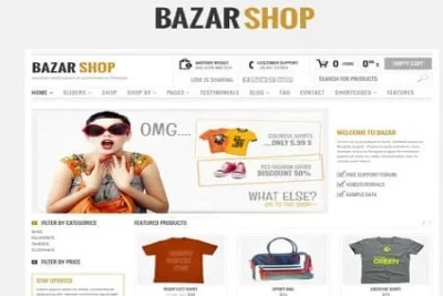 Bazar Shop Theme Download