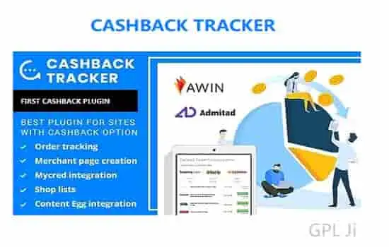 Cashback Tracker Pro GPL WordPress Plugin