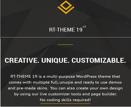 RT-Theme 19 GPL – Multi-Purpose WordPress Websites