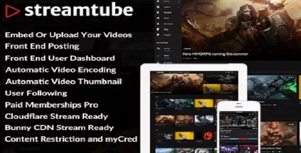 StreamTube Theme GPL